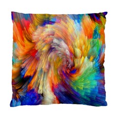Rainbow Color Splash Standard Cushion Case (Two Sides)