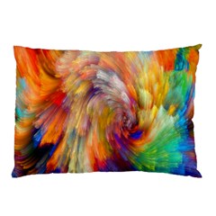 Rainbow Color Splash Pillow Case (Two Sides)