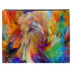 Rainbow Color Splash Cosmetic Bag (XXXL) 