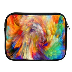 Rainbow Color Splash Apple iPad 2/3/4 Zipper Cases