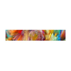 Rainbow Color Splash Flano Scarf (Mini)