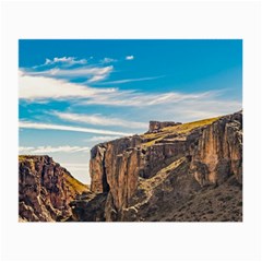 Rocky Mountains Patagonia Landscape   Santa Cruz   Argentina Small Glasses Cloth (2-side) by dflcprints