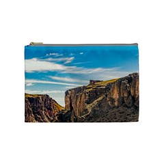 Rocky Mountains Patagonia Landscape   Santa Cruz   Argentina Cosmetic Bag (medium)  by dflcprints