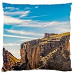 Rocky Mountains Patagonia Landscape   Santa Cruz   Argentina Large Cushion Case (One Side) Front