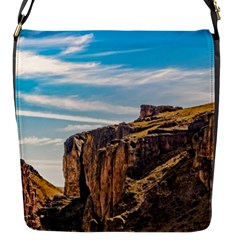 Rocky Mountains Patagonia Landscape   Santa Cruz   Argentina Flap Messenger Bag (S)