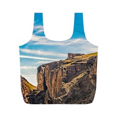 Rocky Mountains Patagonia Landscape   Santa Cruz   Argentina Full Print Recycle Bags (M) 