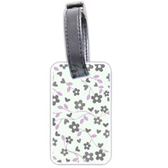 Floral Pattern Luggage Tags (one Side) 