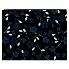 Floral Pattern Cosmetic Bag (xxxl)  by Valentinaart