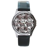 Comic book  Round Metal Watch Front