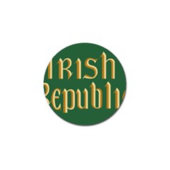 The Irish Republic Flag (1916, 1919-1922) Golf Ball Marker by abbeyz71