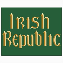 The Irish Republic Flag (1916, 1919-1922) Mini Button Earrings by abbeyz71