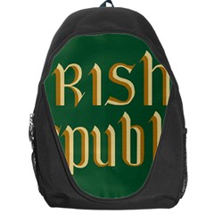 The Irish Republic Flag (1916, 1919-1922) Backpack Bag by abbeyz71