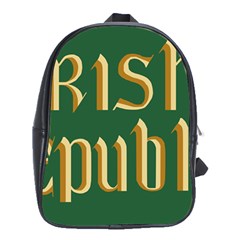 The Irish Republic Flag (1916, 1919-1922) School Bags (xl)  by abbeyz71