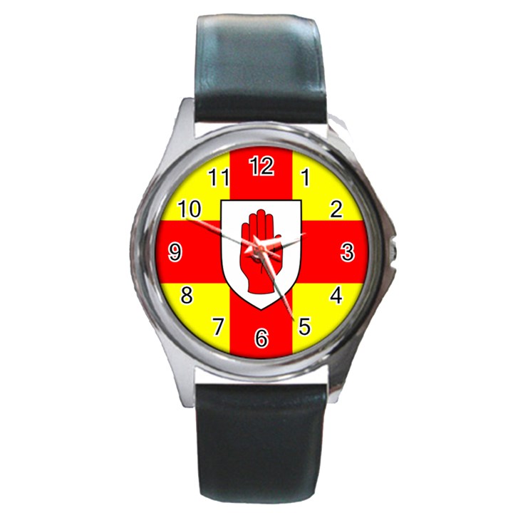 Flag of the Province of Ulster  Round Metal Watch