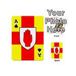 Flag of the Province of Ulster  Playing Cards 54 (Mini)  Front - SpadeA