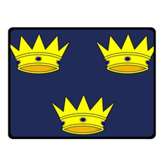 Flag Of Irish Province Of Munster Fleece Blanket (small)