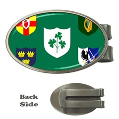 Ireland National Rugby Union Flag Money Clips (oval)  by abbeyz71