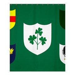 Ireland National Rugby Union Flag Shower Curtain 60  X 72  (medium) 