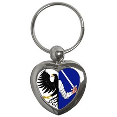 Flag Of Connacht Key Chains (heart) 