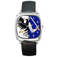 Flag Of Connacht Square Metal Watch