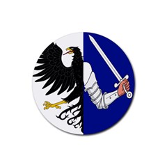 Flag Of Connacht Rubber Round Coaster (4 Pack)  by abbeyz71