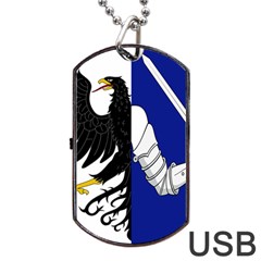 Flag Of Connacht Dog Tag Usb Flash (two Sides) by abbeyz71