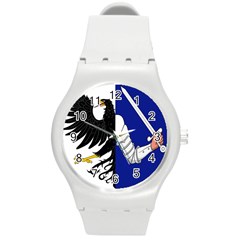 Flag Of Connacht Round Plastic Sport Watch (m) by abbeyz71