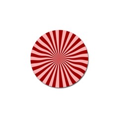 Sun Background Optics Channel Red Golf Ball Marker