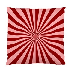 Sun Background Optics Channel Red Standard Cushion Case (One Side)