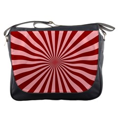 Sun Background Optics Channel Red Messenger Bags
