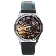 Arizona Sunset Round Metal Watch