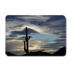 Cactus Sunset Small Doormat  by JellyMooseBear