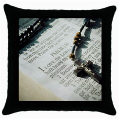 I love The Lord Throw Pillow Case (Black)