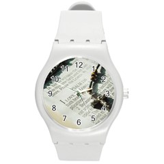 I love The Lord Round Plastic Sport Watch (M)