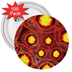 Mechanical Universe 3  Buttons (100 Pack)  by linceazul