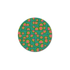 Tiled Circular Gradients Golf Ball Marker (4 Pack) by linceazul