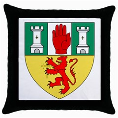 County Antrim Coat Of Arms Throw Pillow Case (black) by abbeyz71