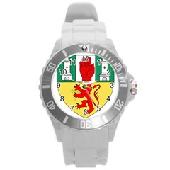 County Antrim Coat Of Arms Round Plastic Sport Watch (l) by abbeyz71