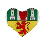 County Antrim Coat of Arms Standard 16  Premium Heart Shape Cushions Back