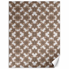 Stylized Leaves Floral Collage Canvas 12  X 16   by dflcprints