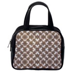 Stylized Leaves Floral Collage Classic Handbags (2 Sides) Back