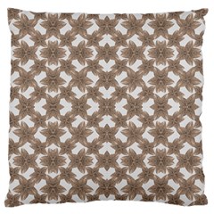 Stylized Leaves Floral Collage Large Cushion Case (two Sides)