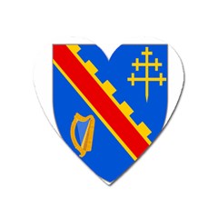 County Armagh Coat Of Arms Heart Magnet