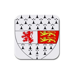 County Carlow Coat Of Arms Rubber Square Coaster (4 Pack)  by abbeyz71