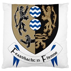 Cavan County Council Crest Large Flano Cushion Case (two Sides) by abbeyz71