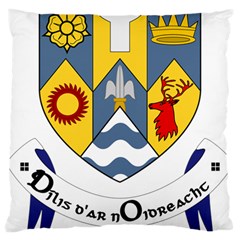 County Clare Coat Of Arms Large Cushion Case (one Side) by abbeyz71