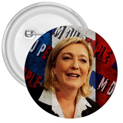 Marine Le Pen 3  Buttons by Valentinaart