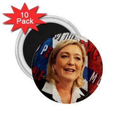 Marine Le Pen 2 25  Magnets (10 Pack)  by Valentinaart