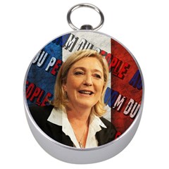 Marine Le Pen Silver Compasses by Valentinaart