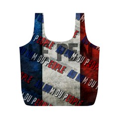 Marine Le Pen Full Print Recycle Bags (m)  by Valentinaart